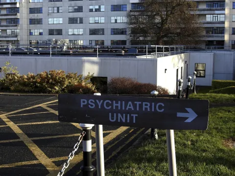 Psychiatric unit sign 