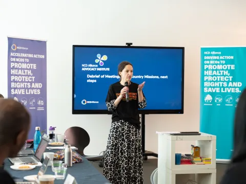 NCDA's Cristina Parsons Perez delivers Advocacy Institute workshop in New York, July 2023