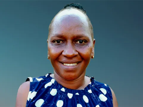 Picture of a smiling black lady, NCD Diarist