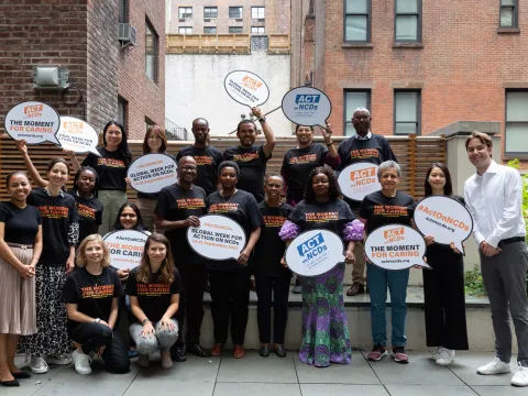 NCD advocates meet in New York to call on governments to advance care and UHC, July 2023