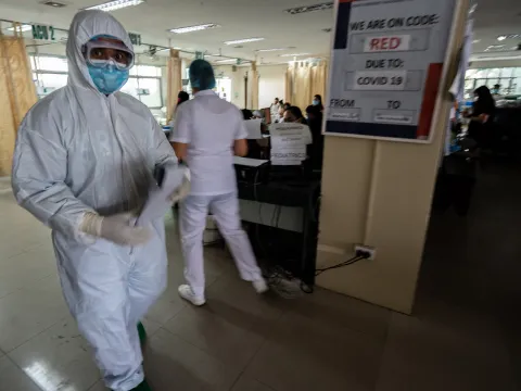 The Pandemic Sub-National Reference Laboratory at the Jose B. Lingad Memorial Regional Hospital in San Fernando City, Pampanga on 9 May 2020