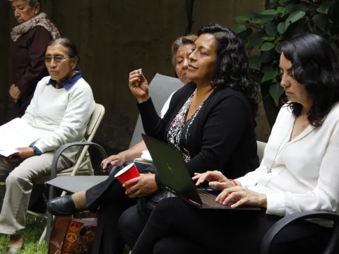 Participants of a community conversation with people living with NCDs held in Mexico DF, August 2017. © Analía Lorenzo / NCD Alliance 