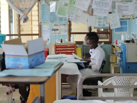 Kenya Hospital admissions department