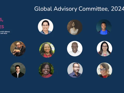 infographic with faces of new ncda board