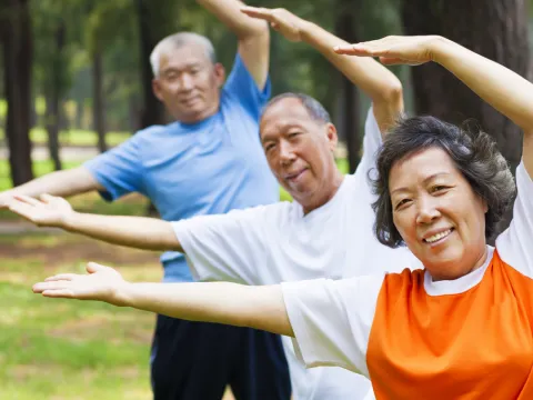 Physical activity in the park shutterstock_192276905