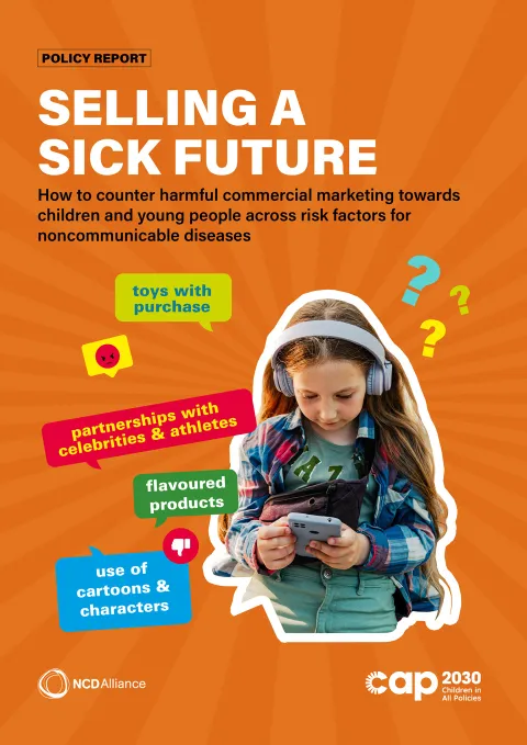 'Selling a sick future' report cover