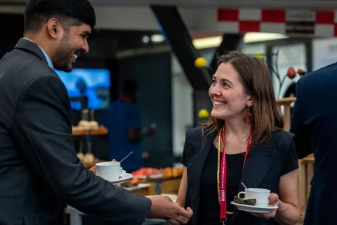 women chatting a NCD alliance Forum in Kigali