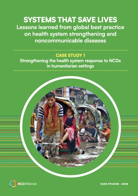 NCDs in humanitarian settings case study 1 from systems that save lives series thumbnail 