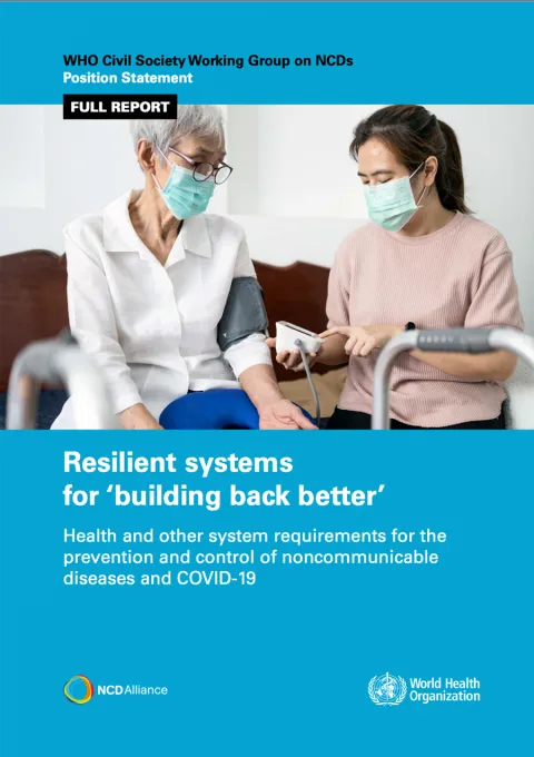 Resilient systems for "building back better" Full report Cover