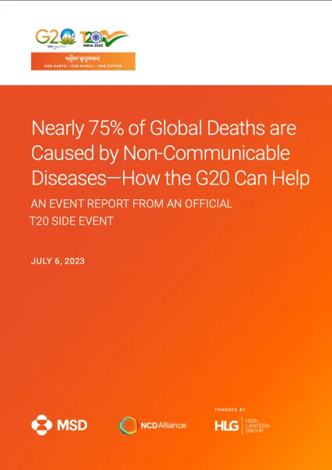 T20 Side Event : an Event Report Cover 