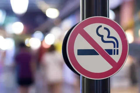 No smoking sign