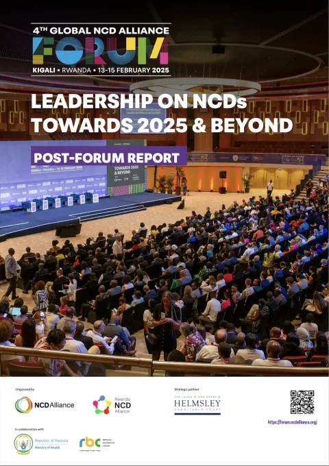 Global NCDA Forum 2025 impact report cover