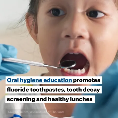 video cover young girl getting teeth checked